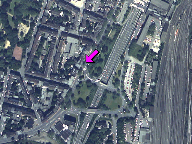 Blick auf die Umgebung der Kanzlei Dresen